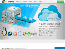 Tablet Screenshot of ixaphost.net